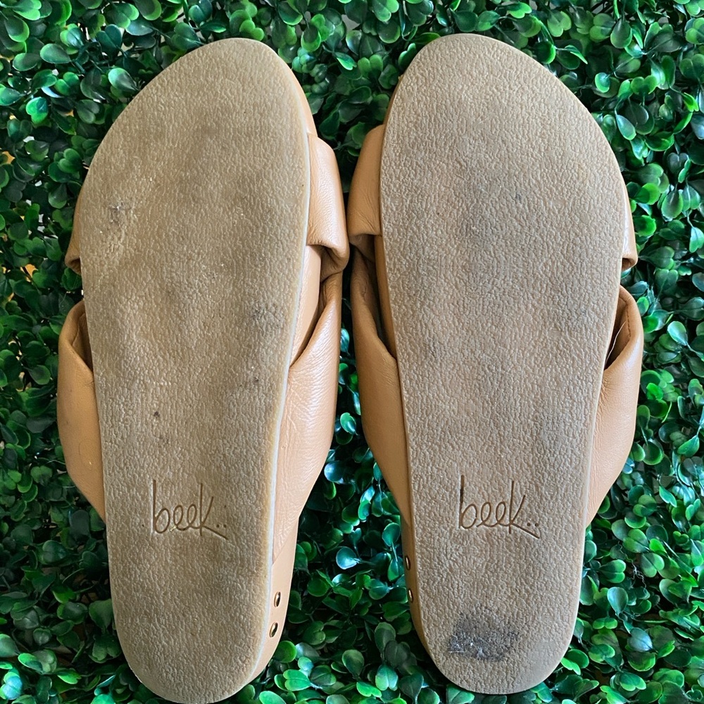 beek Tan Leather Sandals - Picture 6 of 11
